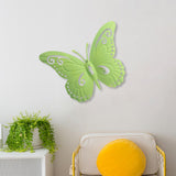 Maxbell Butterfly Wall Decor Hanging Butterflies for Bedroom Outdoor Indoor Patio Light Green