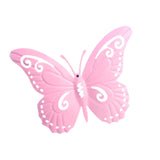 Maxbell Butterfly Wall Decor Hanging Butterflies for Bedroom Outdoor Indoor Patio Pink