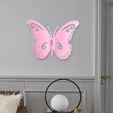 Maxbell Butterfly Wall Decor Hanging Butterflies for Bedroom Outdoor Indoor Patio Pink