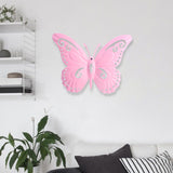 Maxbell Butterfly Wall Decor Hanging Butterflies for Bedroom Outdoor Indoor Patio Pink