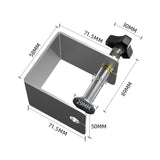 Maxbell Universal Woodworking Clamp Fixator Drawer Front Installation Clamps Stainless Steel