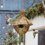 Maxbell Natural Bird House Birds Cage Nest for Hamster Squirrel Parrots Garden