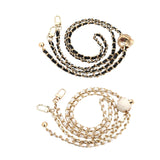 Maxbell Fashion Metal Purse Chain Strap Replace Comfortable for Crossbody Belt Black