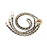 Maxbell Fashion Metal Purse Chain Strap Replace Comfortable for Crossbody Belt Black
