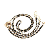 Maxbell Fashion Metal Purse Chain Strap Replace Comfortable for Crossbody Belt Black