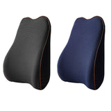 Maxbell Back Cushion Comfortable Breathable Washable for Vehicle Elderly Adults Dark Blue