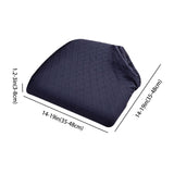 Maxbell Chair Cover Elastic Seat Cushion Slipcovers for Bar Banquet Home Decoration Dark Blue