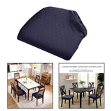 Maxbell Chair Cover Elastic Seat Cushion Slipcovers for Bar Banquet Home Decoration Dark Blue