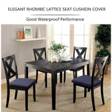 Maxbell Chair Cover Elastic Seat Cushion Slipcovers for Bar Banquet Home Decoration Dark Blue