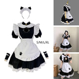 Maxbell French Maid Costume Anime Cosplay Uniform Suit Sweet Headband S