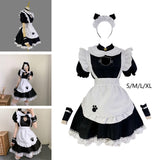Maxbell French Maid Costume Anime Cosplay Uniform Suit Sweet Headband S