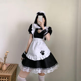 Maxbell French Maid Costume Anime Cosplay Uniform Suit Sweet Headband XL