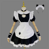 Maxbell French Maid Costume Anime Cosplay Uniform Suit Sweet Headband XL