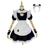 Maxbell French Maid Costume Anime Cosplay Uniform Suit Sweet Headband XL