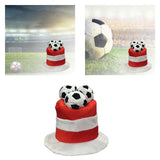 Maxbell Football Match Hat Funny Football Cap for Party Fan Cheering Accessory style C