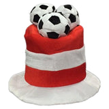 Maxbell Football Match Hat Funny Football Cap for Party Fan Cheering Accessory style C