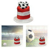 Maxbell Football Match Hat Funny Football Cap for Party Fan Cheering Accessory style C