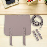 Maxbell Handmade Bag Making Accessories Shoulder Bag Cover Purse Making for Backpack gray