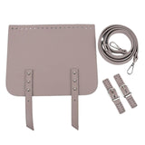 Maxbell Handmade Bag Making Accessories Shoulder Bag Cover Purse Making for Backpack gray