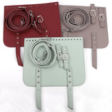 Maxbell Handmade Bag Making Accessories Shoulder Bag Cover Purse Making for Backpack gray
