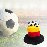 Maxbell Football Match Hat Funny Football Cap for Party Fan Cheering Accessory style B