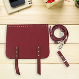 Maxbell Handmade Bag Making Accessories Shoulder Bag Cover Purse Making for Backpack red