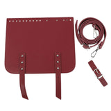 Maxbell Handmade Bag Making Accessories Shoulder Bag Cover Purse Making for Backpack red