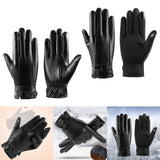 Maxbell Outdoor Winter Gloves Touch Screen Thermal PU for Cold Weather Climbing Regular