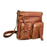 Maxbell Bag for Women Soft PU Leather Messenger Bag Bag Purse Medium Brown