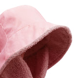 Maxbell Autumn Winter Hat Fisherman Hat Plush Bucket Hat for Teens Camping Outdoor Pink