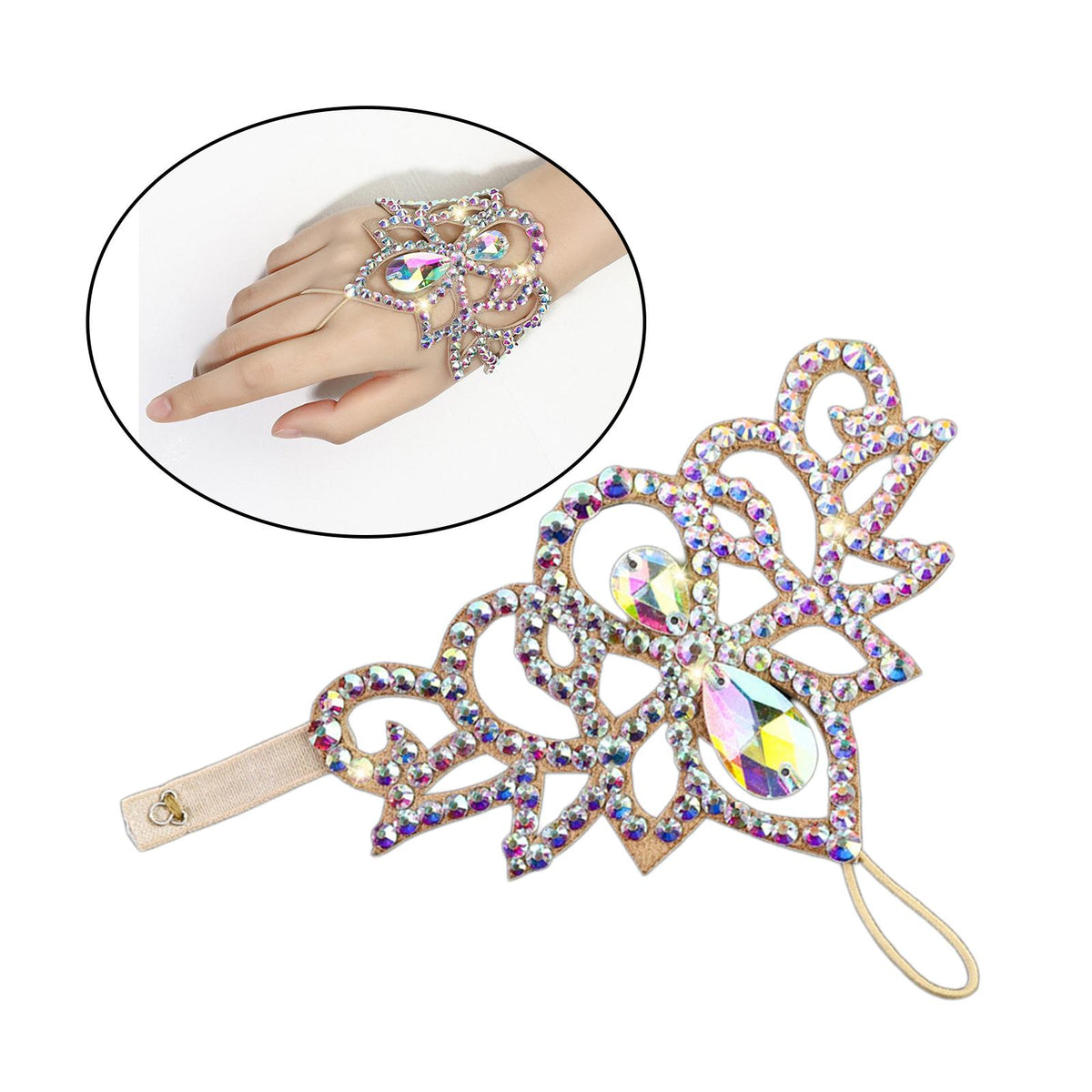 Maxbell Women Belly Dance Bracelet Costume Accessories for Celebration Performance