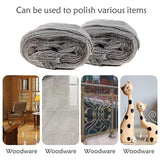 Maxbell 2 Pieces 350cm Fine Steel Wool Roll Pads Professional Accessory Thick Strong