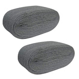 Maxbell 2 Pieces 350cm Fine Steel Wool Roll Pads Professional Accessory Thick Strong