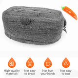 Maxbell 2 Pieces 350cm Fine Steel Wool Roll Pads Professional Accessory Thick Strong