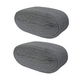 Maxbell 2 Pieces 350cm Fine Steel Wool Roll Pads Professional Accessory Thick Strong