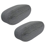 Maxbell 2 Pieces 350cm Fine Steel Wool Roll Pads Professional Accessory Thick Strong