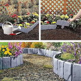 Maxbell Reusable Garden Edging Border Decorative Durable for Outdoor Garden Patio 10 Pieces