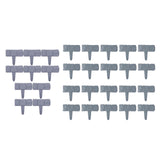 Maxbell Reusable Garden Edging Border Decorative Durable for Outdoor Garden Patio 10 Pieces