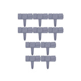Maxbell Reusable Garden Edging Border Decorative Durable for Outdoor Garden Patio 10 Pieces