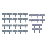 Maxbell Reusable Garden Edging Border Decorative Durable for Outdoor Garden Patio 10 Pieces