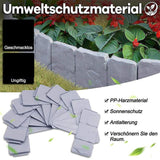 Maxbell Reusable Garden Edging Border Decorative Durable for Outdoor Garden Patio 10 Pieces
