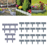 Maxbell Reusable Garden Edging Border Decorative Durable for Outdoor Garden Patio 10 Pieces