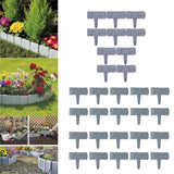 Maxbell Reusable Garden Edging Border Decorative Durable for Outdoor Garden Patio 10 Pieces
