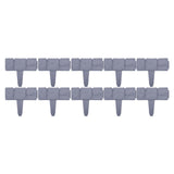 Maxbell Reusable Garden Edging Border Decorative Durable for Outdoor Garden Patio 10 Pieces