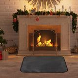 Maxbell Heat Insulation Fireplace Mat Fireproof Pad for Backyard Decking Grass 100X100cm