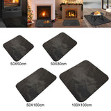 Maxbell Heat Insulation Fireplace Mat Fireproof Pad for Backyard Decking Grass  50X50cm