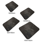 Maxbell Heat Insulation Fireplace Mat Fireproof Pad for Backyard Decking Grass  50X50cm