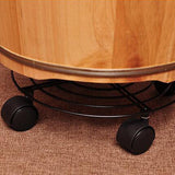 Maxbell Metal Planter Caddy Flower Pot Stand 10inches with Rolling Casters Heavy Duty No Locking