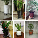 Maxbell Metal Planter Caddy Flower Pot Stand 10inches with Rolling Casters Heavy Duty No Locking