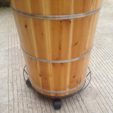Maxbell Metal Iron Potted Planter Stand Holder 36cm with Wheels Rotation 360 Degree No Locking